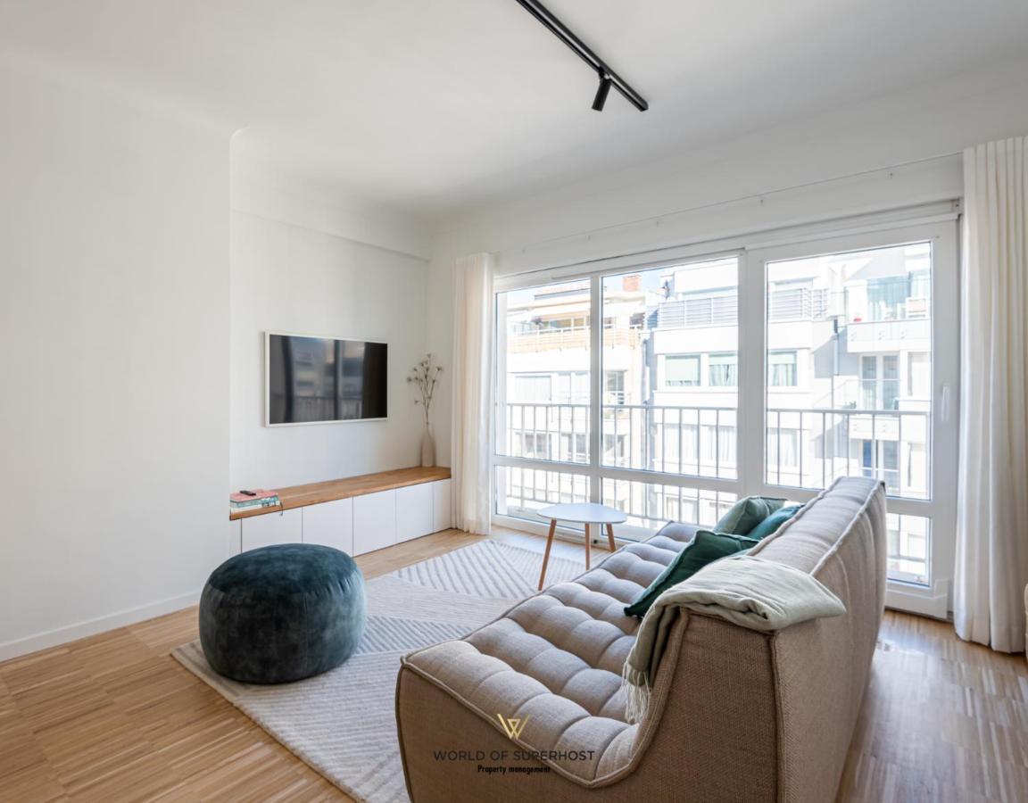 Luxurious Apartment Next To The Sea And City Centre With Free Parking Space Ostend Exterior photo