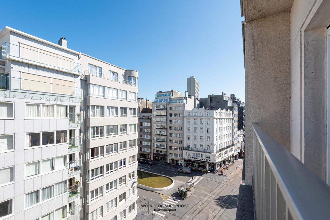 Luxurious Apartment Next To The Sea And City Centre With Free Parking Space Ostend Exterior photo